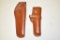 2 Hunter Leather Belt Holsters