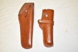 2 Hunter Leather Belt Holsters