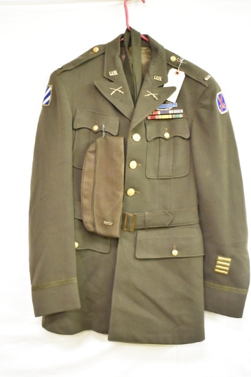 US Military WWII Army 1st LT Infantry Uniform