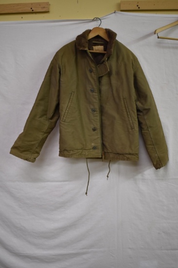 US Military WWII Navy Deck Jacket