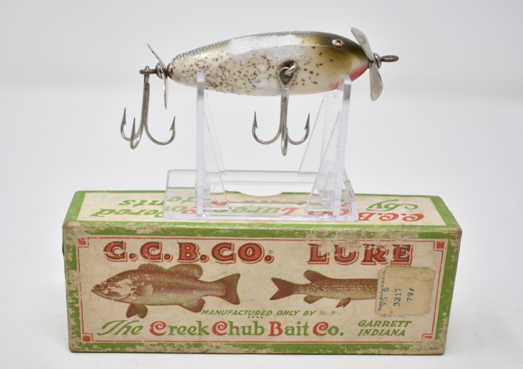 Vintage Lures - 'Baby Injured Minnow' by Creek Chub Bait Co.