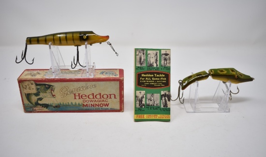 Two Fishing Lures Heddon & Unbranded
