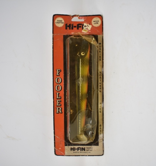 Hi Fin Tackle Wood Fishing Lure