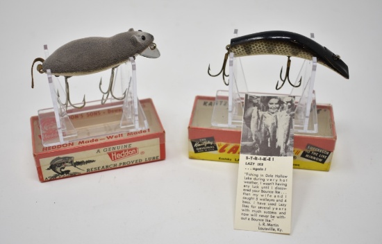 Two Fishing Lures Heddon & Kautzky
