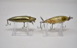Two Wooden Fishing Lures