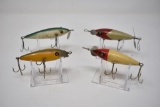 Four Minnow Fishing Lures