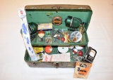Tackle Box Filled with Fishing Accessories