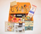 Tackle Box Filled with Fishing Accessories