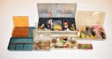 Mixed Variety Fishing Lures & Storage Cases