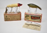 Two Heddon Dowagiac  Fishing Lures in Boxes