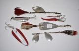 Six Spinners  & Spoon Fishing Lures