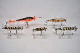 Five Fishing Lures