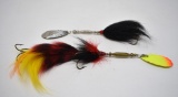 Two Spinner Fishing Lures