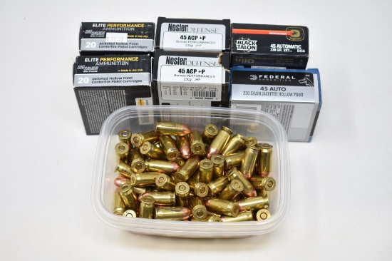 Ammo. 45 Auto, 212 Rds.