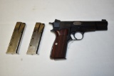 Gun. Browning High Power Belgium 9mm cal. Pistol