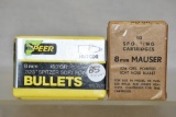 Ammo & Bullets. 8mm, 10 Rds, 85 Bullets