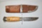 C. Anderson Mori Knife with Leather Sheath