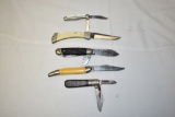 Five Pocket Knives