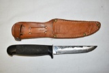 Fixed Cattaraugus 4 Inch Blade Knife with Sheath