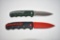 Two Boker Auotmatic Spring Loaded Knives