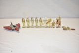 Military Wooden Toy Soldiers & Hubley Jet Toy