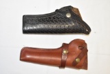 2 Leather Revolver Holsters