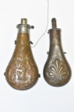 Two Gun Powder Flasks