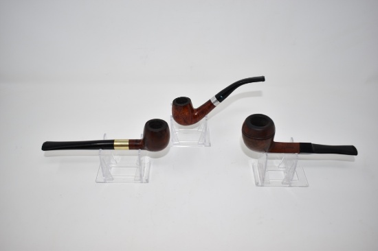 Three Smoking Pipes Dr. Grabow Comer's & Willard