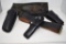 Three Leather Gun Holsters, Belts & Ammo Holders