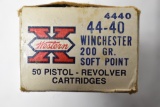 Ammo. 44-40 Cal. Approx 35 Rnds