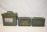 Three Ammo Cans