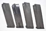 Four Browning Hi Power 9MM / .380 Magazines