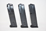 Three Beretta 9MM / 40 Cal Magazines