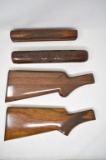 Two Browning Butt Stocks & Two Fore Ends