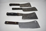 Four Meat Cleavers