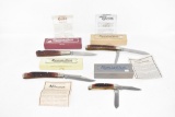 Four Remington Folding Blade Knives