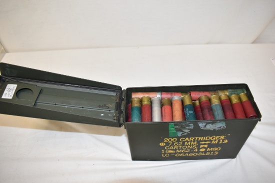 Ammo. 12 ga Shot Shell Approx. 130 Rds in Ammo Can