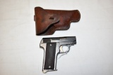 Gun. Spainish Automatic 25 cal Pistol