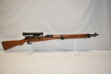 Gun. Japanese Arisaka 99 WWII Sniper 7.7 cal Rifle