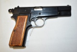 Gun. Browning High Power Belgium 9mm cal. Pistol