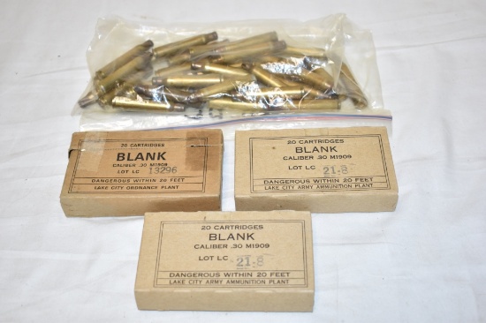Ammo. 30-06 Cal. 93 Blanks