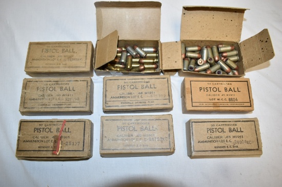 Ammo. 45 Pistol Ball 380+ Rnds