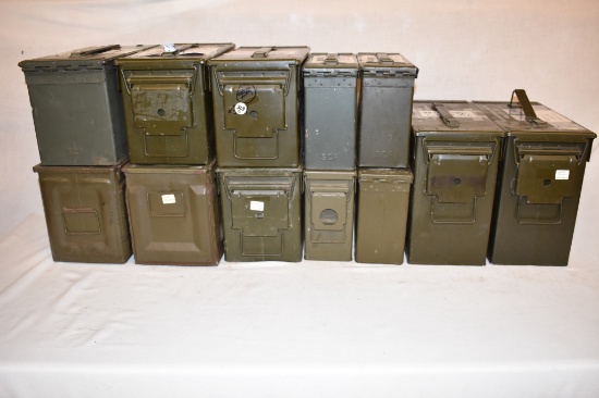 Twelve Ammo Cans