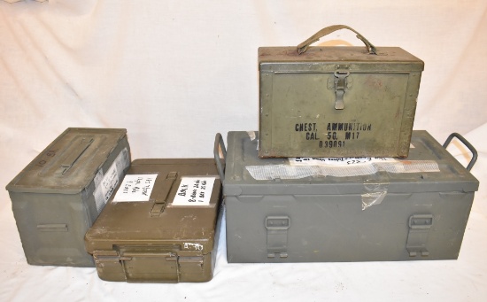 Four Ammo Cans