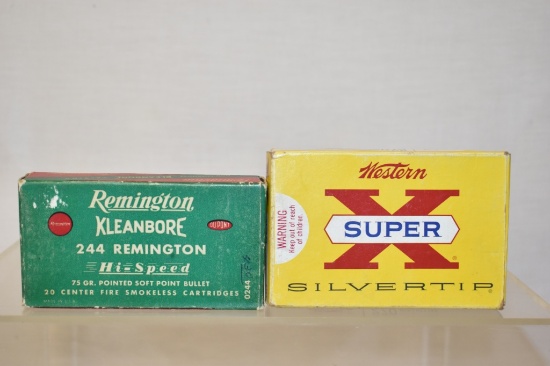 Collectable Ammo.  270 Win. & 244 Rem. 40 Rnds