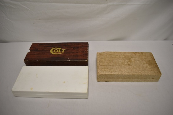 Two Collectable Colt Gun Boxes Only
