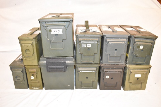 Eleven Ammo Cans