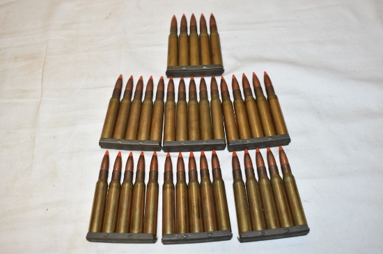 Ammo. 30-06 Tracers 35 Rnds in Stripper Clips