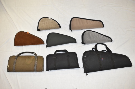 Eight Handgun Soft Cases