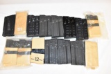 Fifteen 25 Rnd Magazines. FN, H&K & Centre